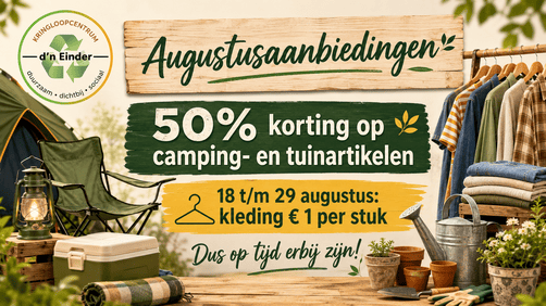Den einder campingartikelen