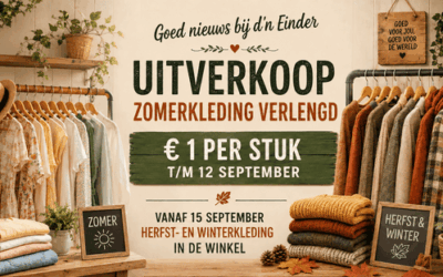 Goed nieuws: de zomerkleding-uitverkoop wordt verlengd.